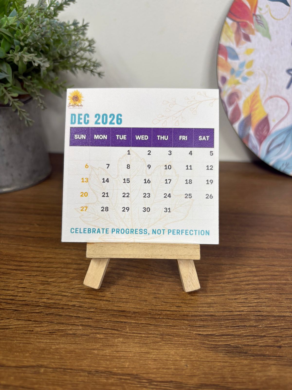 Quote a month calendar