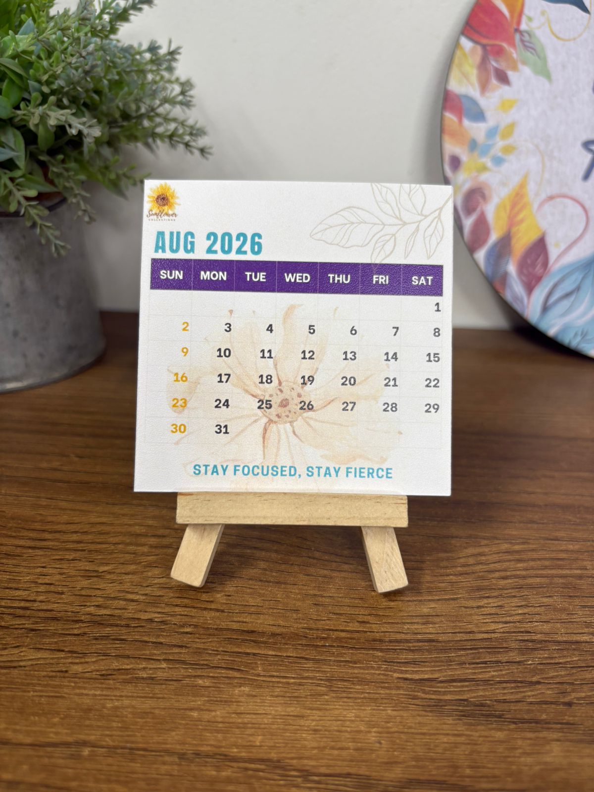 Quote a month calendar