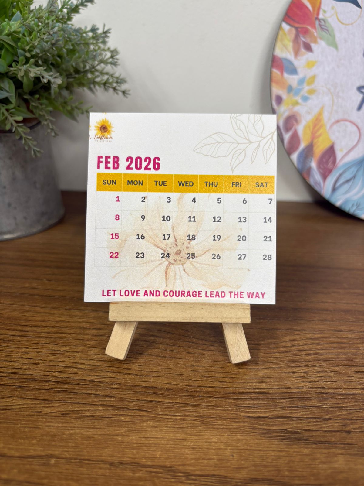 Quote a month calendar