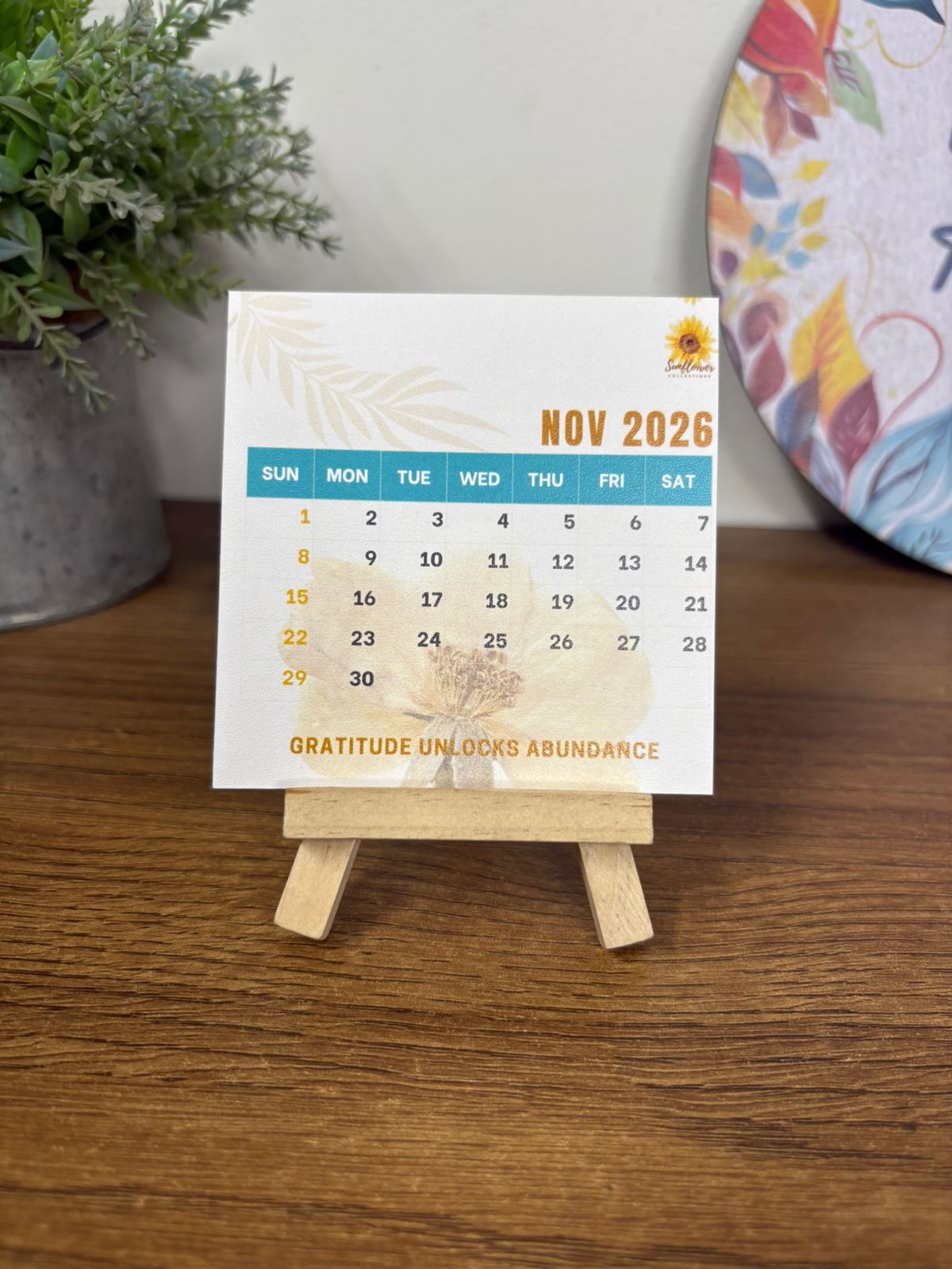 Quote a month calendar