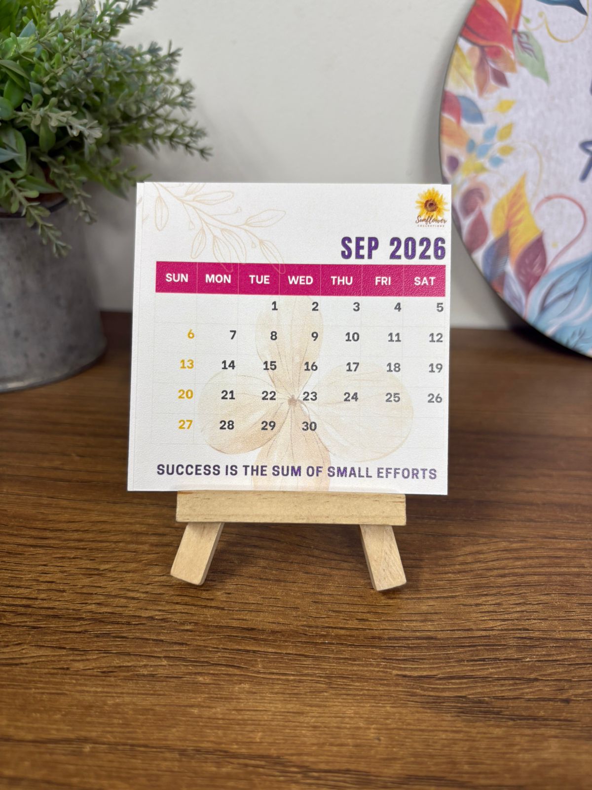 Quote a month calendar